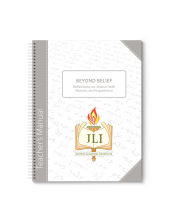 Beyond Belief: Reflections on Jewish Faith, Reason, and Experience